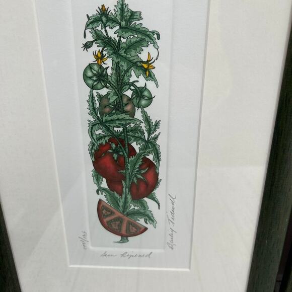 Bailey Tidwell still life vegetable lithographs framed signed numbered titled - Picture 3 of 11